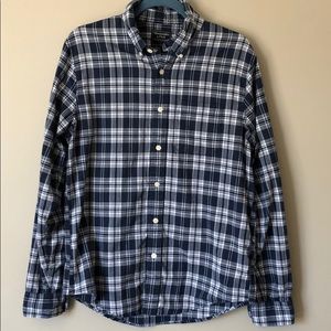 Abercrombie and Fitch Mens Casual Plaid Shirt
